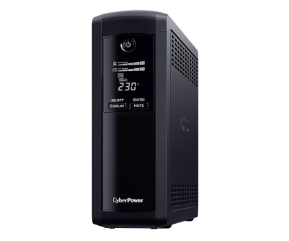 UPS (zasilacz awaryjny) CYBERPOWER VP1200ELCD-FR 1200VA / 720W / 5xFR / AVR / LCD / RJ45